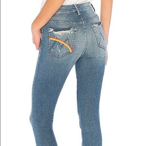 Rainbow Butt High Waisted Skinny Jeans - MOTHER